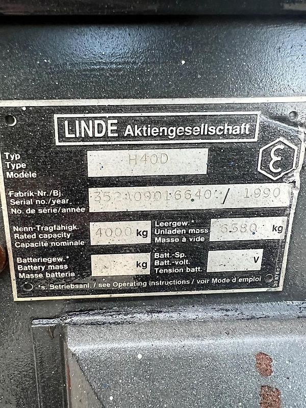 Linde Gabelstapler H40