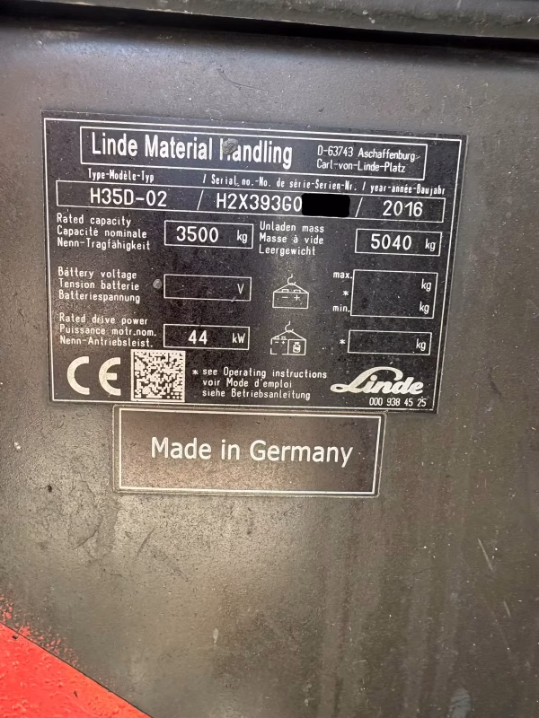 Linde H35 Evo