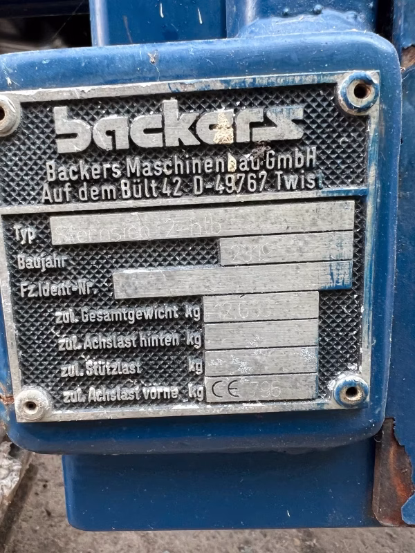Backers 2HTA Sternsiebanlage / Lindner ZetaStar 75